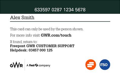 gwr register smart card|gwr season ticket smartcard.